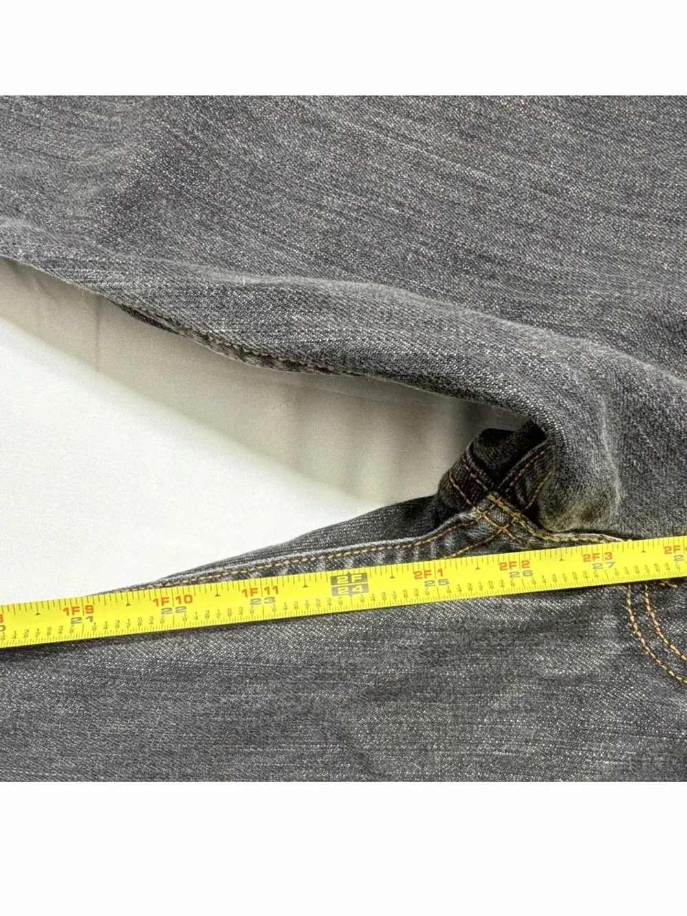 Levi's Men's Straight Jeans in Charcoal Gray